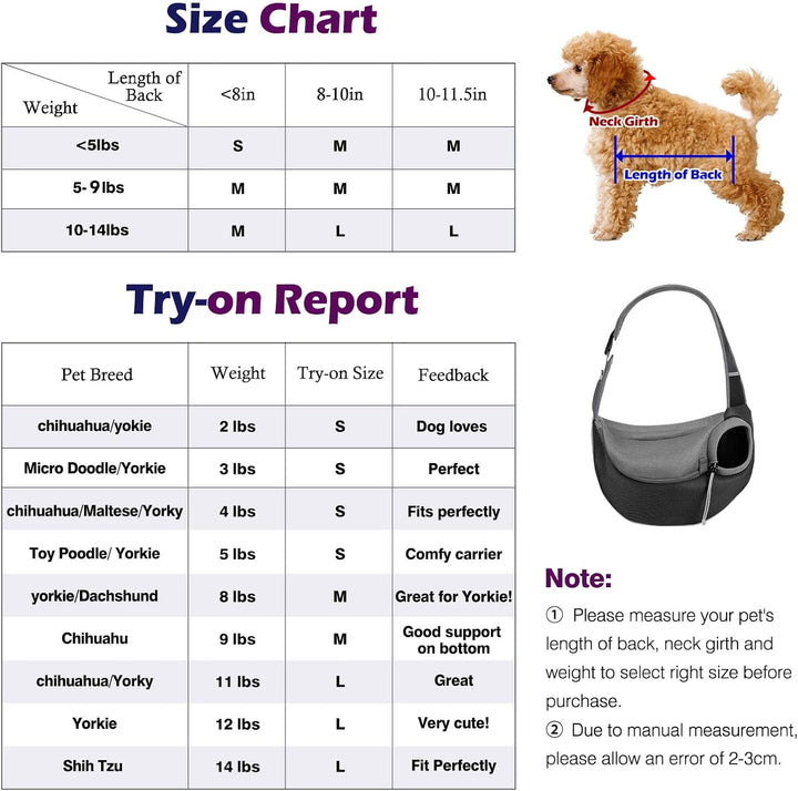 Pawaboo Hundetragetasche, Hundetasche, Verstellbare Tragetasche Hund, Haustier Umhängetasche Transpo