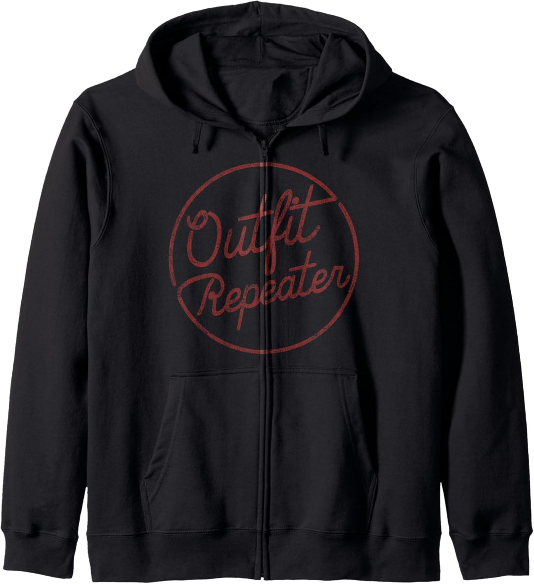 Trendy Red Circle Outfit Repeater Kapuzenjacke