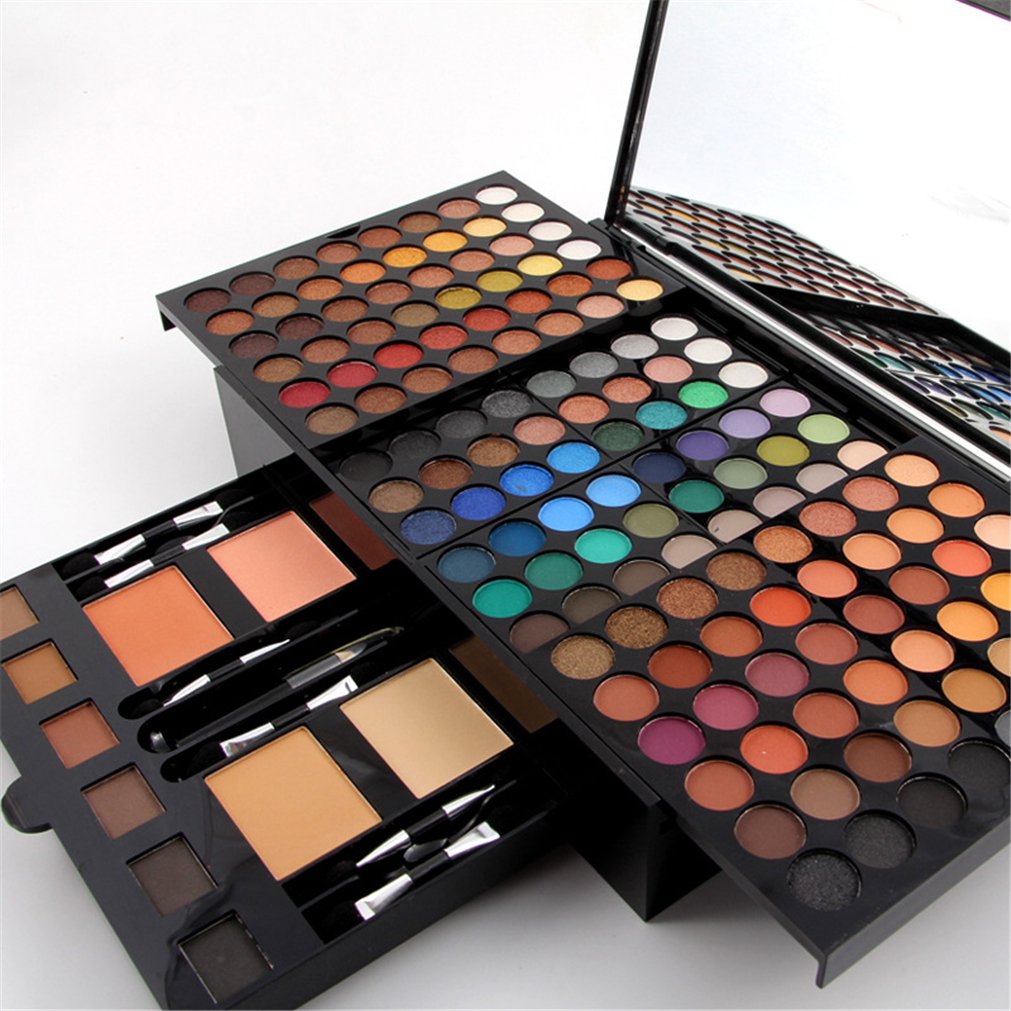 CHSEEO Schmink Geschenkset Make-Up Set Kosmetik Makeup Paletten Schminkkoffer Schminke für Gesicht,