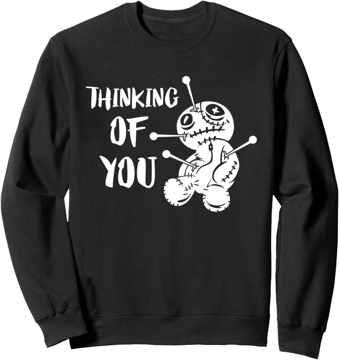 Halloween Voodoo Doll Witch Costume Sweatshirt