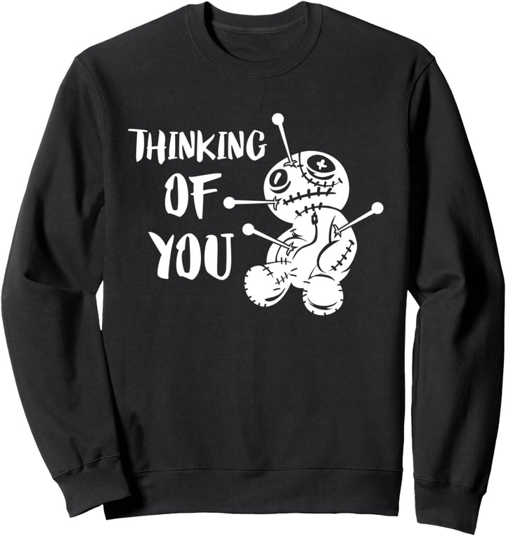 Halloween Voodoo Doll Witch Costume Sweatshirt