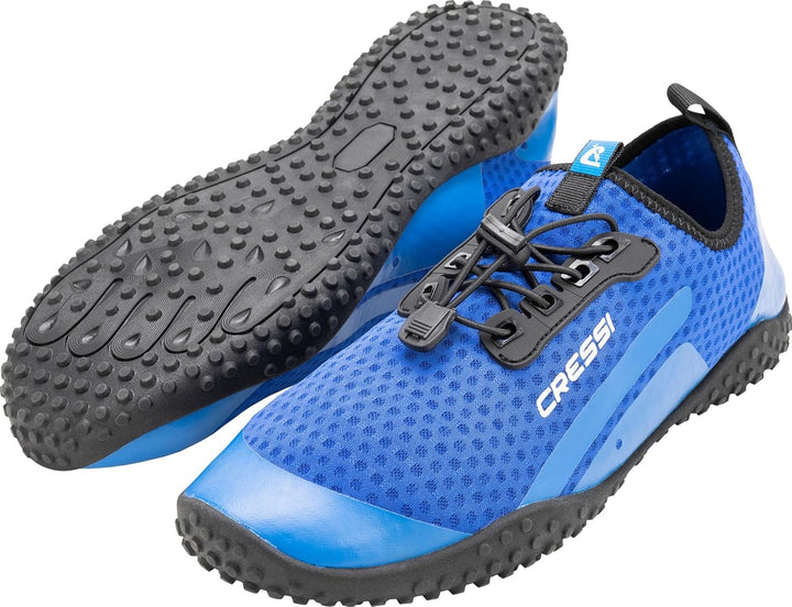 Cressi Sonar Shoes - Unisex Wasserschuh für Erwachsene aus Mikroperforiertes Gewebe Blau Azurblau 35