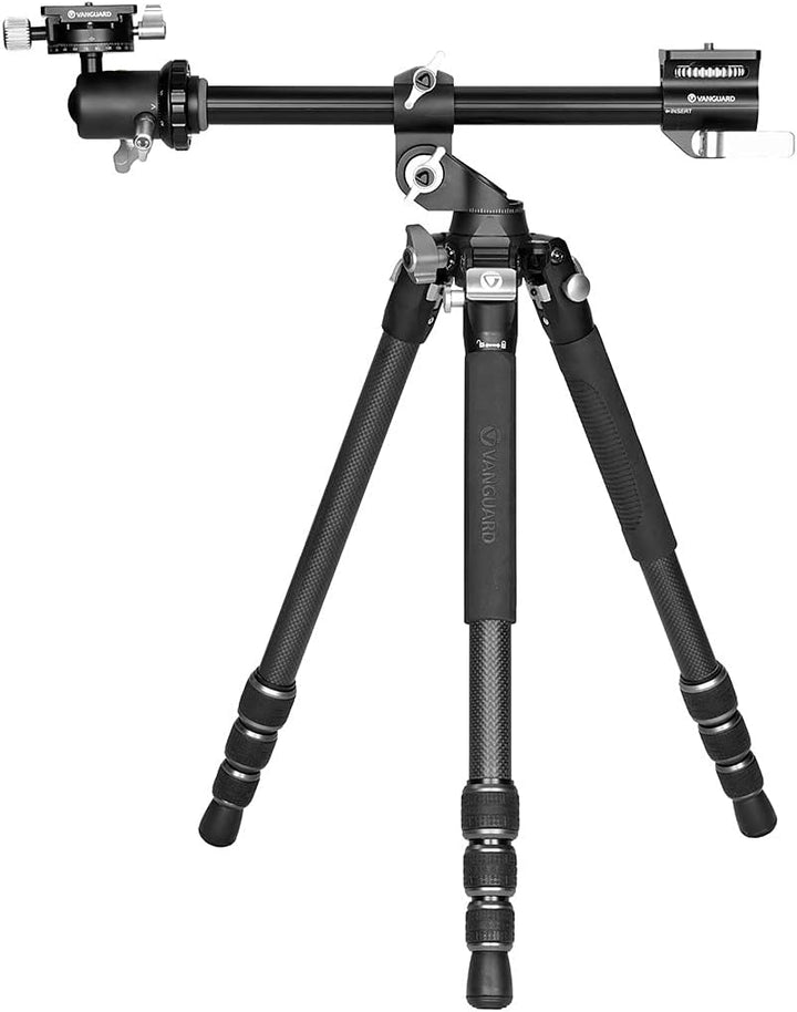 Vanguard VEO3T+ 264CB - Dreibein-Reisestativ, Makrostativ & Monopod aus Carbon - Multi-Mount fähig -