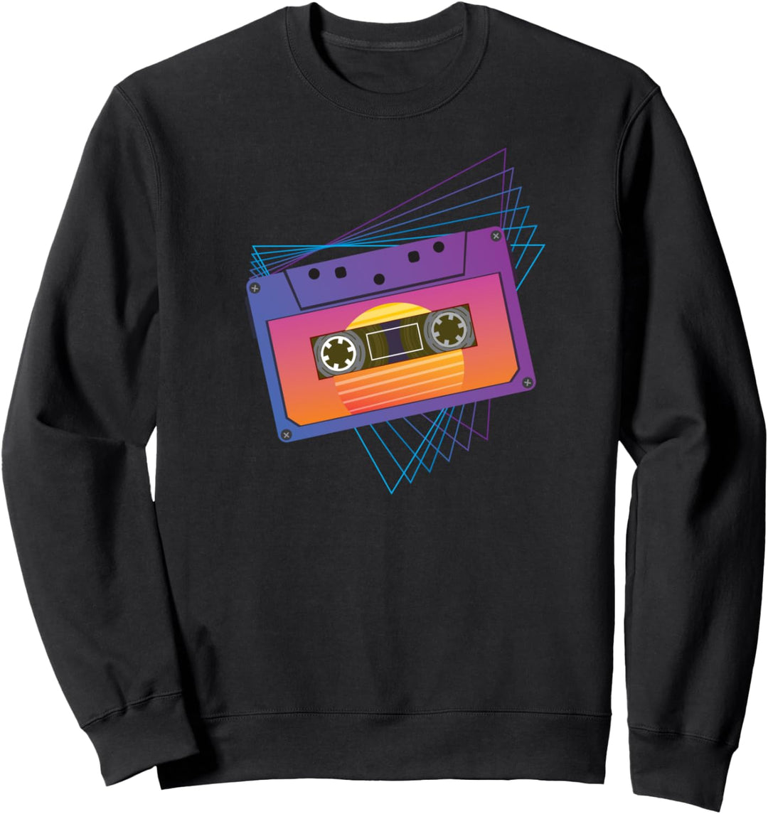 80er-Jahre-Kassettenband Retrowave Sweatshirt