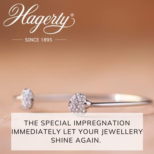Hagerty Silver Cloth Schmuck Reinigungstuch 36x30cm I imprägniertes Tuch aus Baumwolle & Gold Cloth