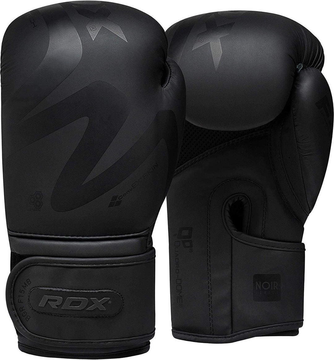 RDX MMA Handschuhe für Kampfsport | Genehmigt von SMMAF | Maya Hide Leder Trainingshandschuhe Sparri