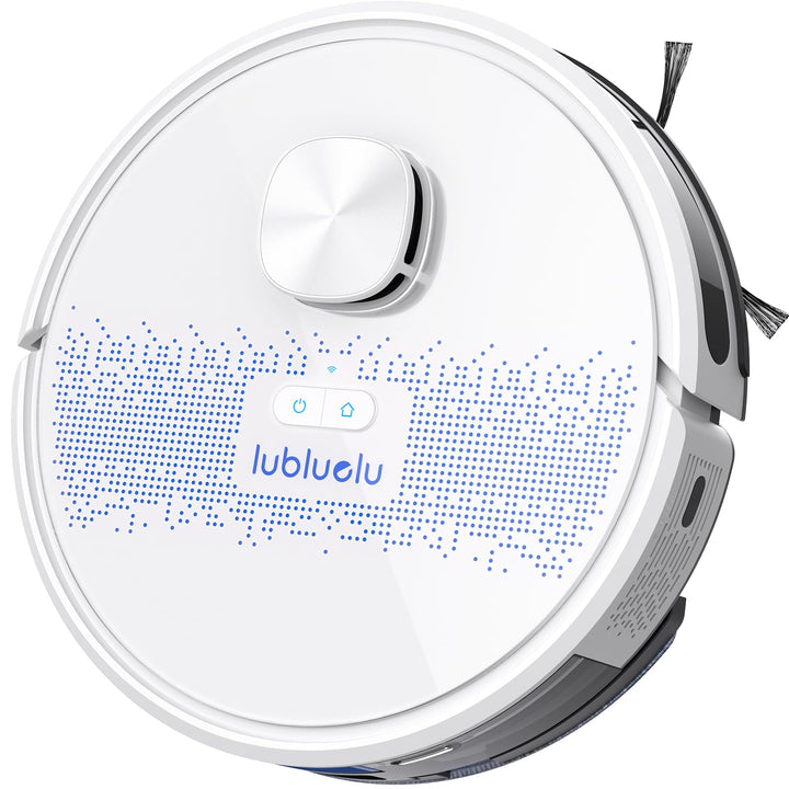 Lubluelu Saugroboter mit Wischfunktion 3-1, 4500Pa Staubsauger Roboter Lasernavigation mit 5 Karten,