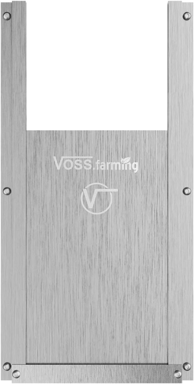VOSS.farming Hühnerklappe Tür, Hühner-Schiebetür für automatische Hühnerklappe, Alu 220 x 330mm, Hüh