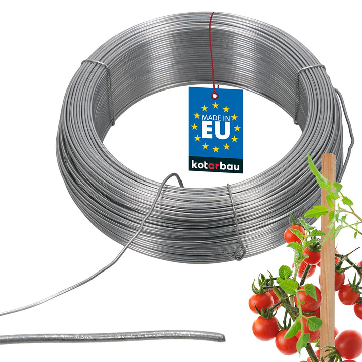 KOTARBAU® Gartendraht 1,4 mm Pflanzendraht Basteldraht Bindedraht Spanndraht Zaundraht zum Binden vo
