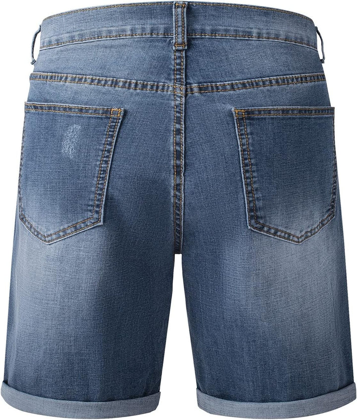 Jeans Shorts Kurze Herren Shorts Sommer Denim Western Casual A Blau S, A Blau S
