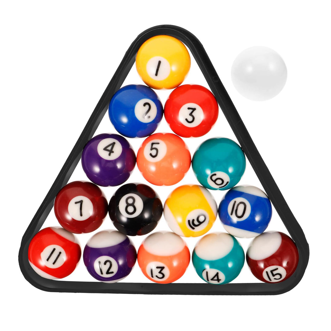 Toddmomy Mini Resin Billardkugeln,Mini Pool Ball Billard Set 32mm Umweltfreundliche Billard Kugel Se
