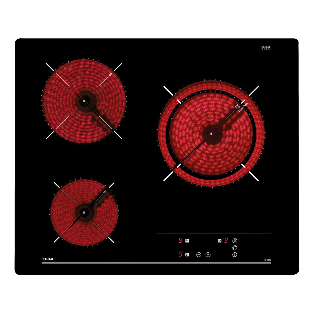 Plaques vitro-céramiques Teka TB6310 60 cm TB 6310, TB 6310