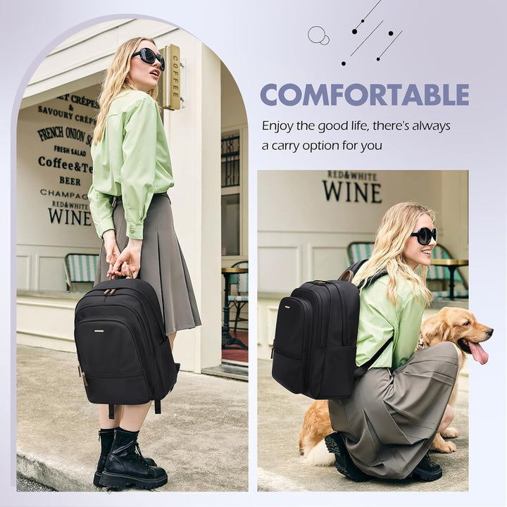 GOLF SUPAGS Gross Arbeitsrucksack Damen, Wasserdicht Laptop Rucksack mit Laptopfach, Multifunktional