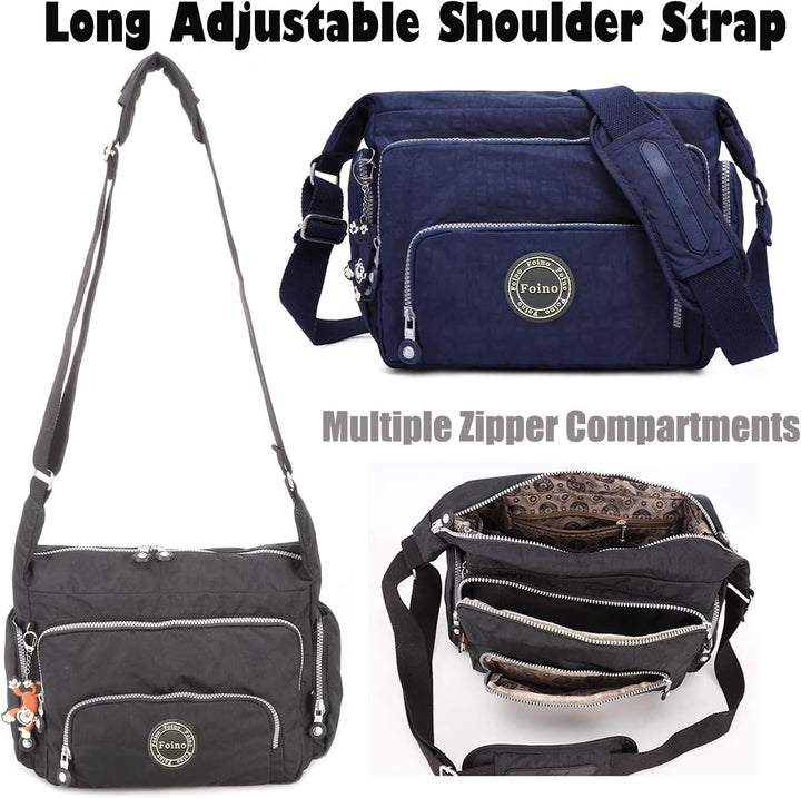 Foino Kuriertasche Damen Umhängetasche Lässige Schultertasche Mode Sporttasche Design Reisetasche Le