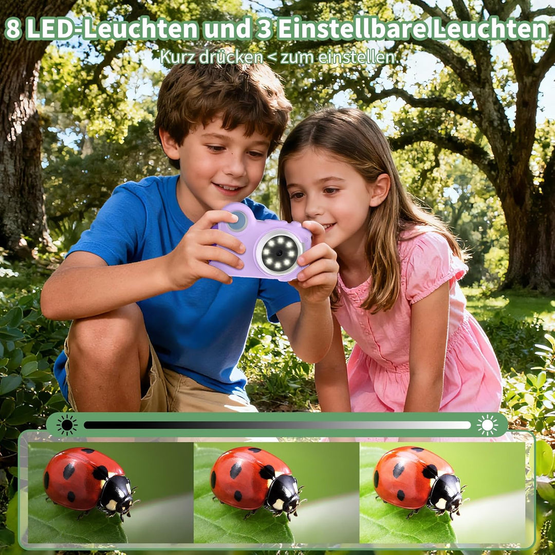2 in 1 Mikroskop für Kinder, Deepoter 1000X Mikroskop Digital mit 2.0" IPS, Handy USB Mikroskop mit