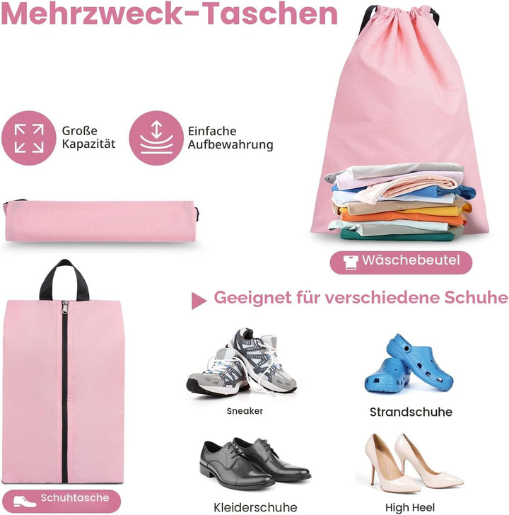 Kompressions-Packwürfel, Verbessertes Netzfenster, Sichtbar und Tragbar, Erweiterbare Reisegepäck-Or
