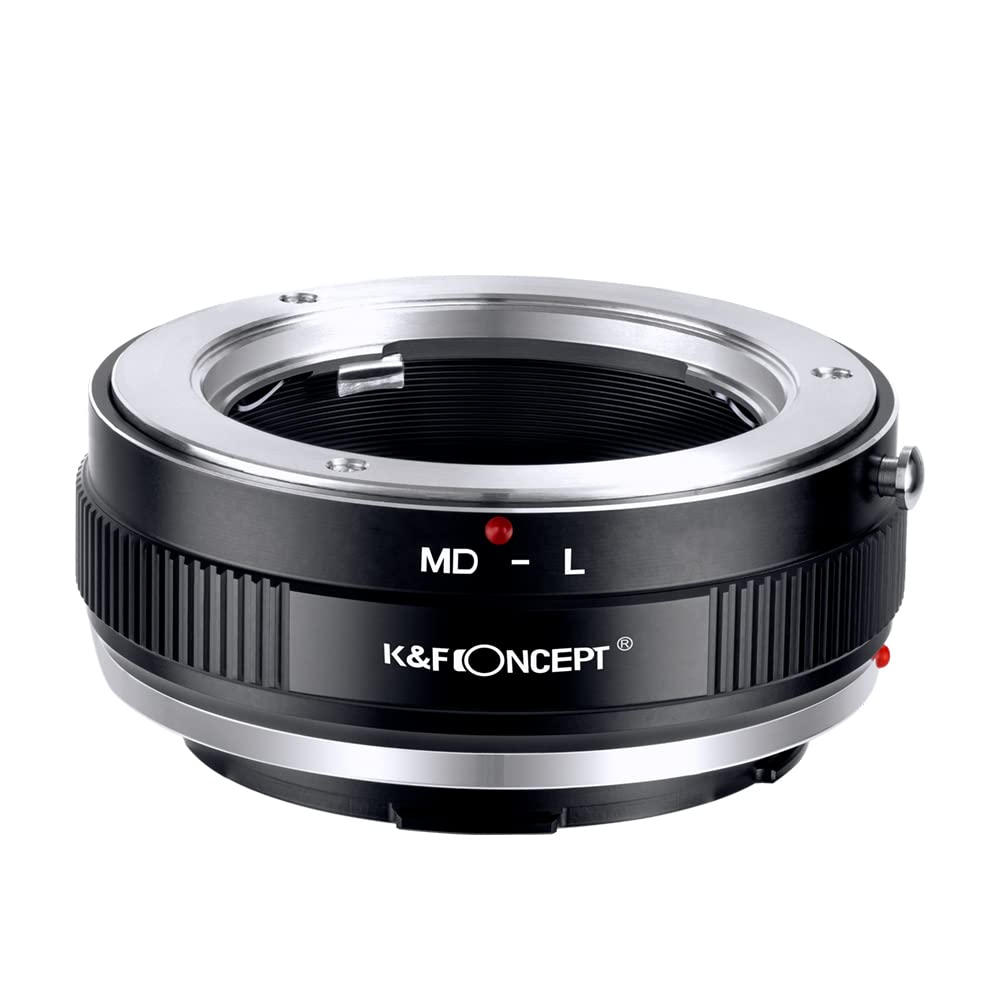 K&F Concept Objektivanschlussadapter MD-L Manueller Fokus Kompatibel mit Minolta Rokkor (SR/MD/MC) O