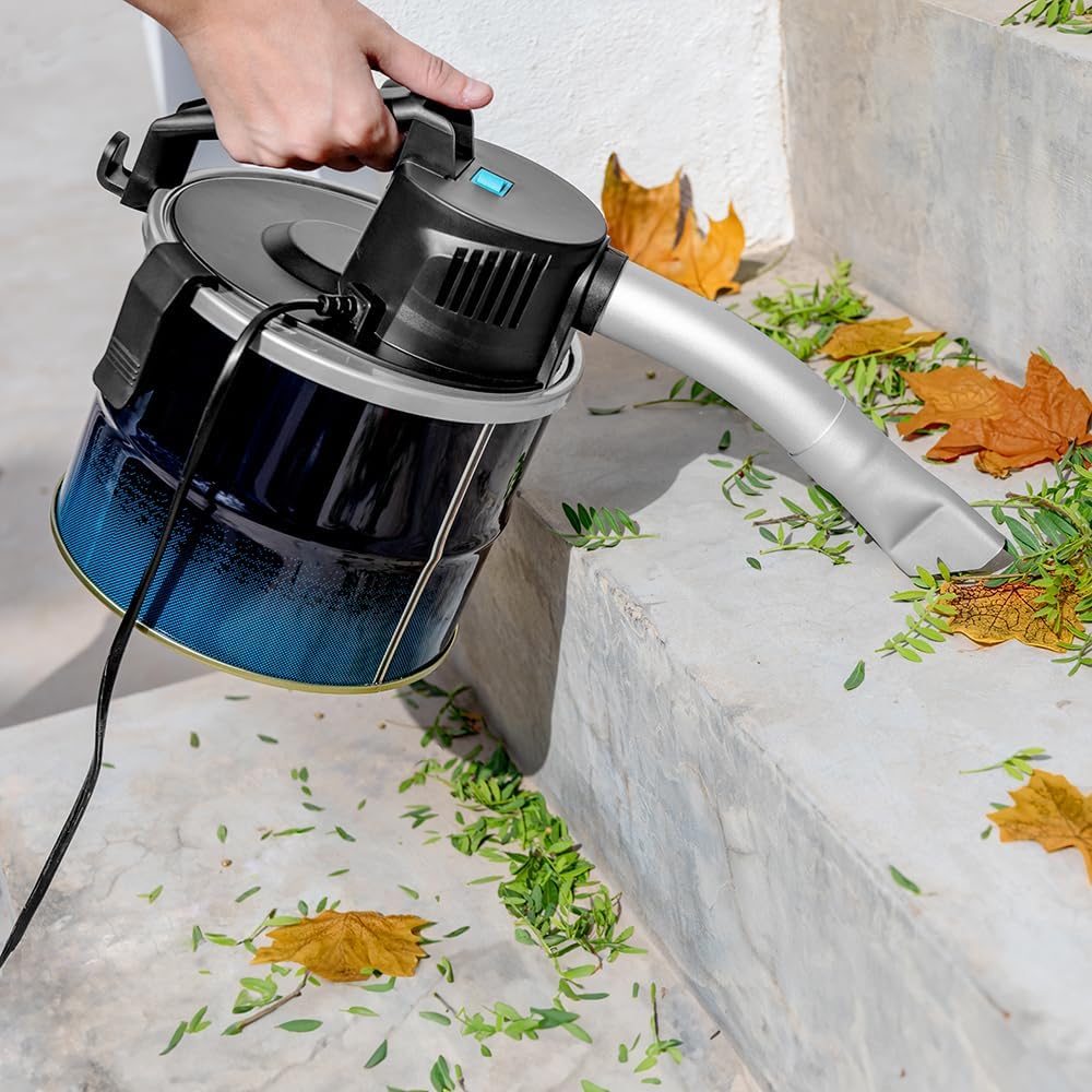 Cecotec Aschesauger Compact 4L Conga Ash 1000 Home, 600W, Ultraleicht, 13 kPa Saugkraft, Metallbesch
