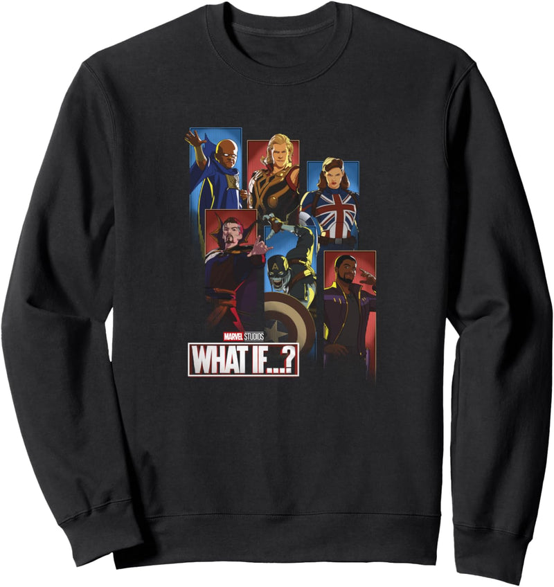 Marvel What If Character Panels Sweatshirt