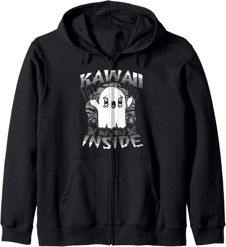 Kawaii aber tot innen lustig Anime Geist Kapuzenjacke
