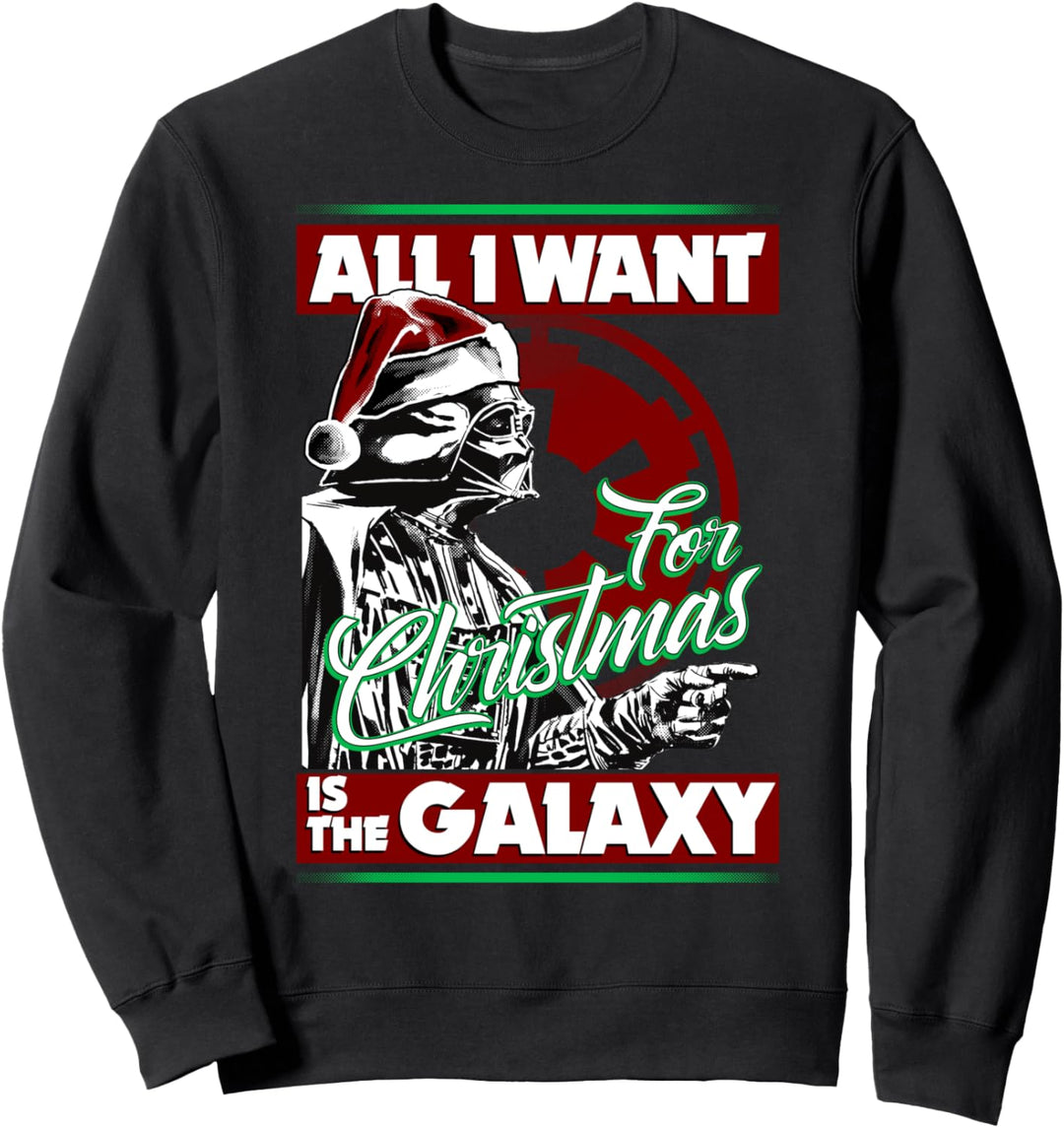 Star Wars Darth Vader All I Want For Christmas Text Sweatshirt