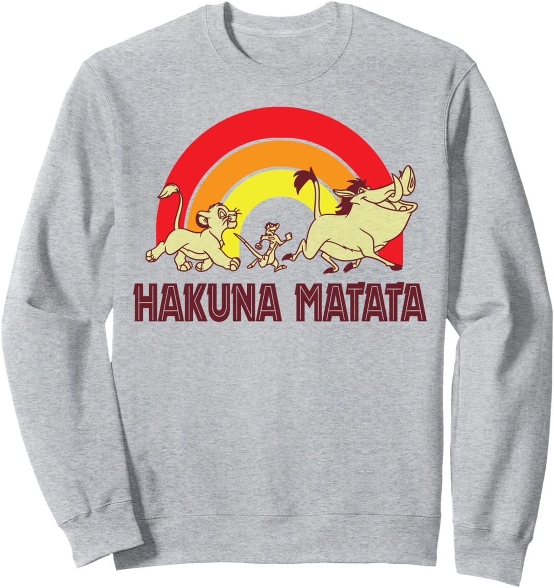 Disney Lion King Warm Rainbow Hakuna Matata Sweatshirt