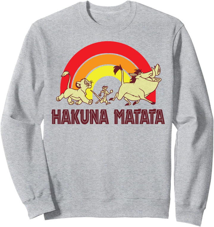 Disney Lion King Warm Rainbow Hakuna Matata Sweatshirt