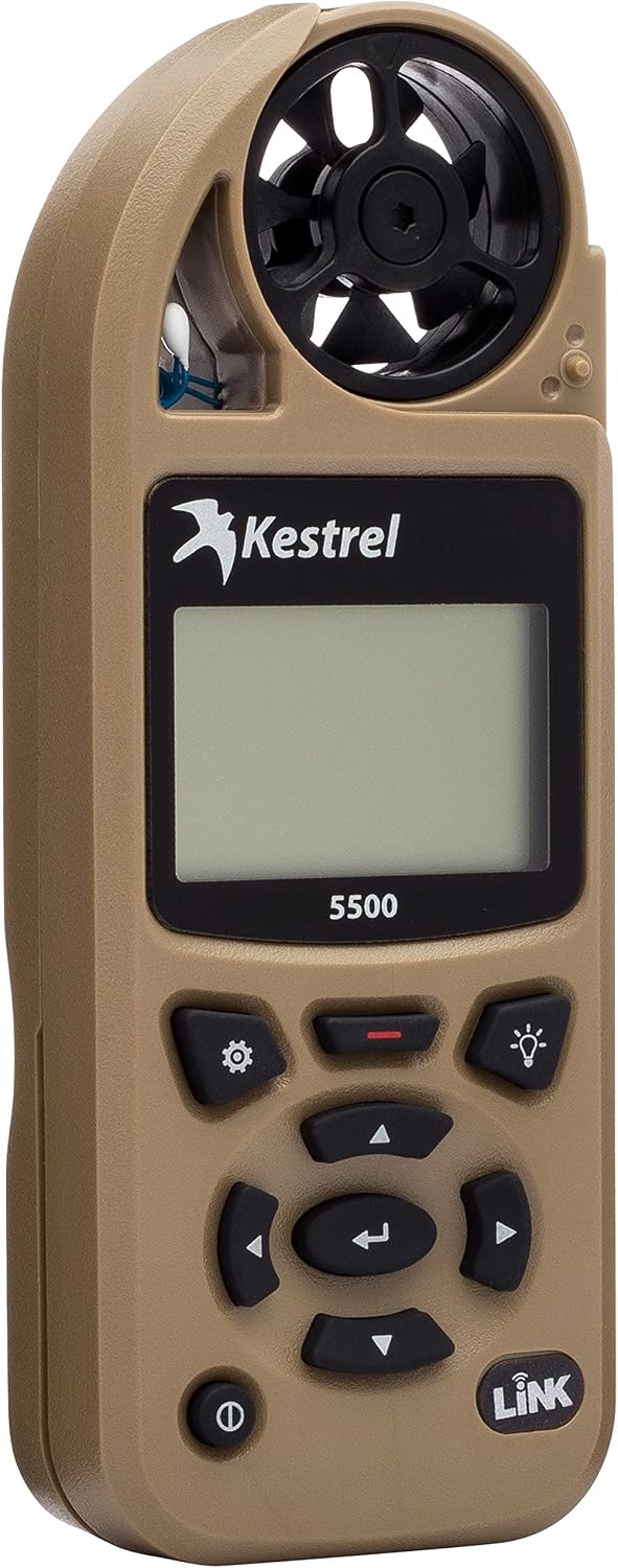 Kestrel 5500 Wetter Meter mit Link und Wetterfahne Halterung Einheitsgrösse Einheitsgrösse hautfarbe
