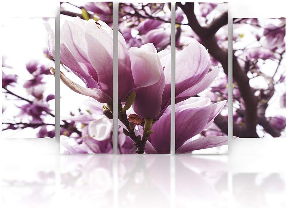 Feeby. Leinwandbild - 5 Teile - Bilder, Wand Bild, Wandbilder, Kunstdruck XXL, 5-Teilig, Typ B, 200x