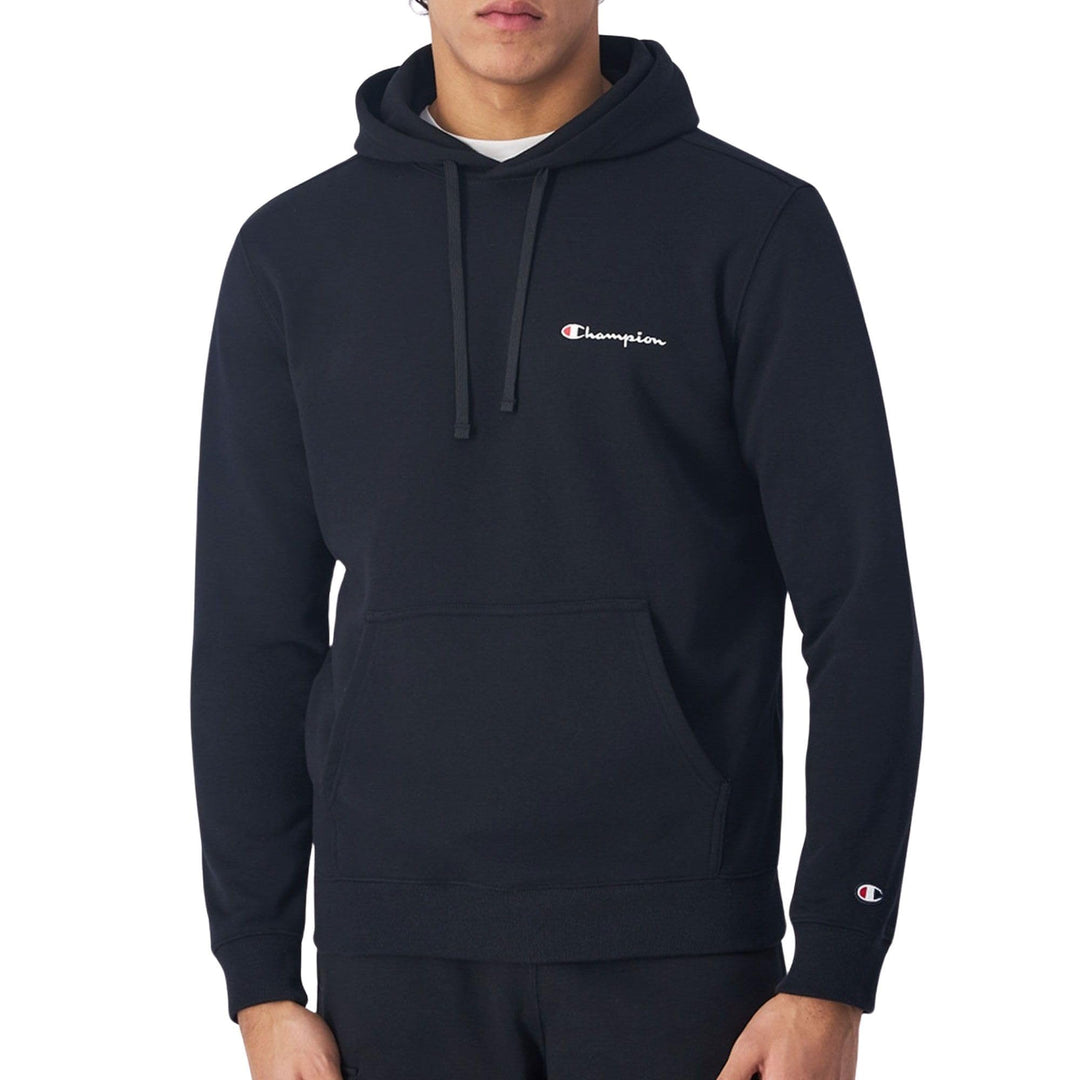 Champion Herren Legacy Icons-Heavy Spring Terry Small Script Logo Kapuzenpullover S Schwarz, S Schwa