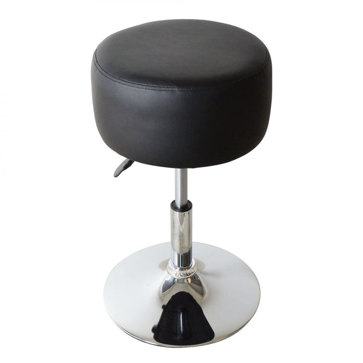 VDD Hocker Retro Vintage Industriedesign - Schminktisch Hocker - Höhenverstellbar bis 65 cm - Schwar