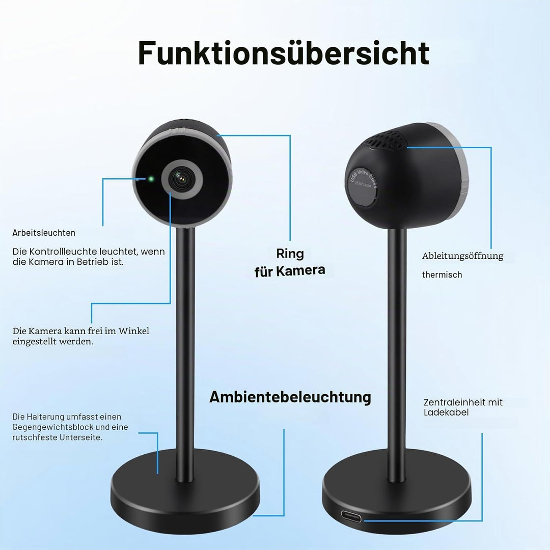 1080P HD Webcam für Nintendo Switch 2, Kamera für Nintendo Switch 2 (2025) Privatsphäre Schiebeobjek