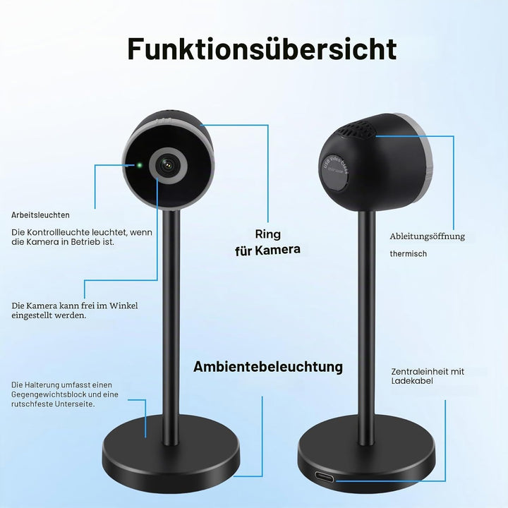 1080P HD Webcam für Nintendo Switch 2, Kamera für Nintendo Switch 2 (2025) Privatsphäre Schiebeobjek