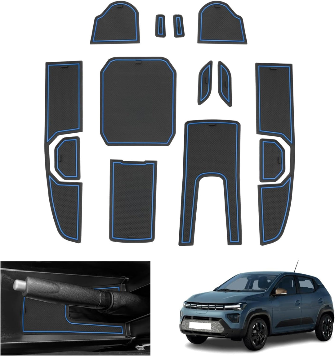 [Facelift 2025] GAFAT Neu Dacia Spring Electric EV 2025 2026 Antirutschmatten, Dacia Spring 2025 Gum