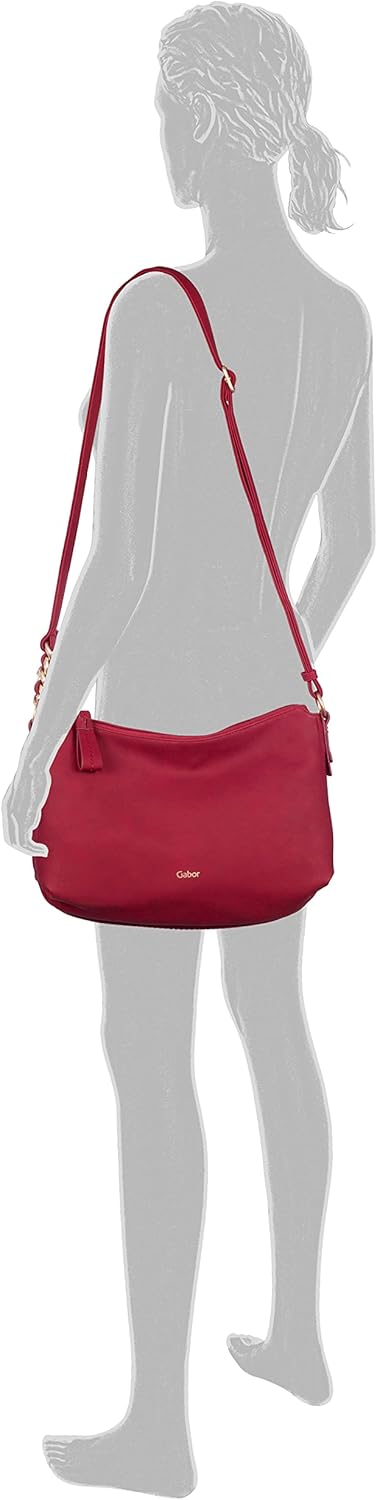 Gabor bags Anita Damen Umhängetasche Crossbody Bag Dark Red, Dark Red