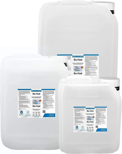 WEICON 15600010 Bio-Fluid 10 l Weissöl gegen Reibung Schmieröl wasserhell zur Schmierung, 10 Liter,