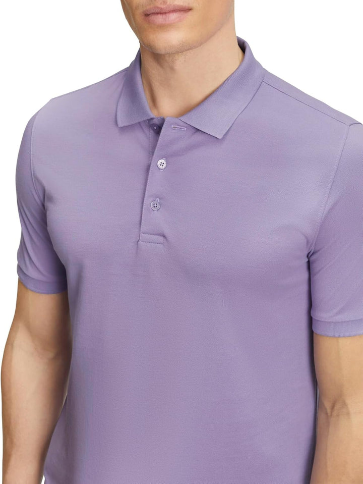 FALKE Herren Basic Polo Shirt Piqué Polohemd weich hautfreundlich atmungsaktive Baumwolle 1 Stück M