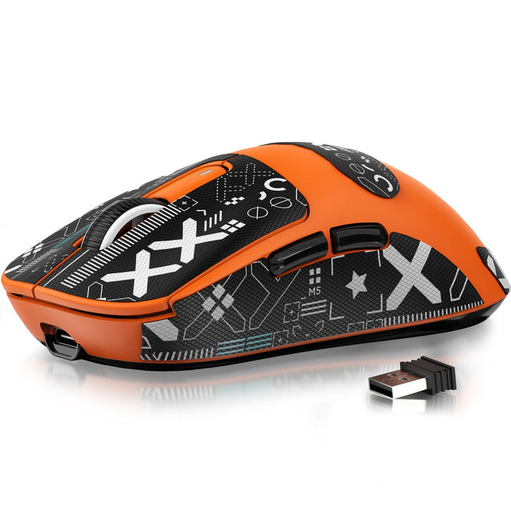ATTACK SHARK X3 49g Superlight Mouse with Tape, PixArt PAW3395 Gaming Sensor, BT/2.4G Wireless/Wired