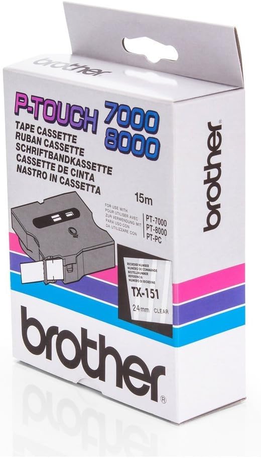 Brother TX151 Thermodirektdrucktechnologie Schwarz