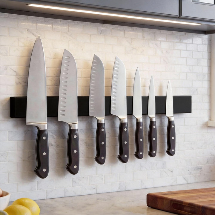 THMINS Magnetleiste Messer, 40 cm Magnetischer Messerhalter für die Wand, zur Messeraufbewahrung Wer