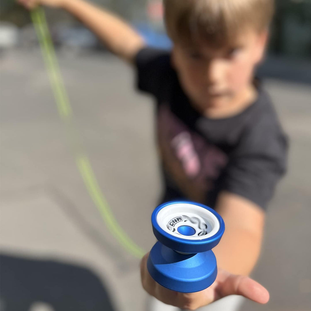 YoyoFactory DNA Yo-Yo - Rot Schwarz (Metall Yoyo, Schnur, Kugellager & Anleitung enthalten), Rot Sch