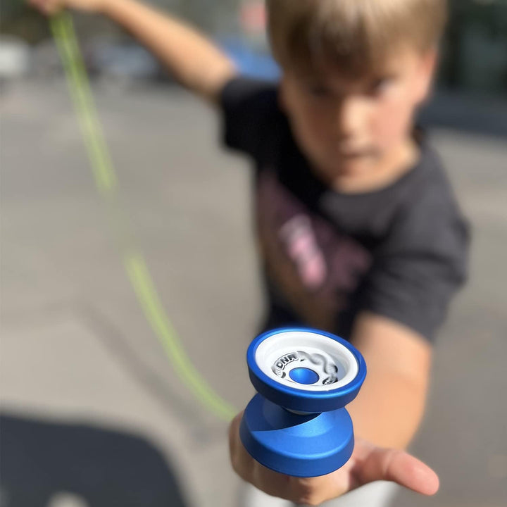 YoYo Factory DNA Jo jo – Metall Profi JoJo mit Leerlauf und Kugellager – Yoyo für DNA-Tricks – Spiel