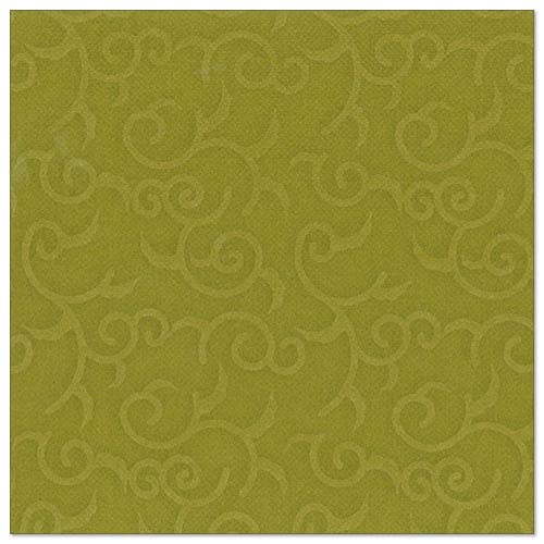 250 Servietten 1/4-Falz 40 x 40 cm olivgrün "Casali" (84883)