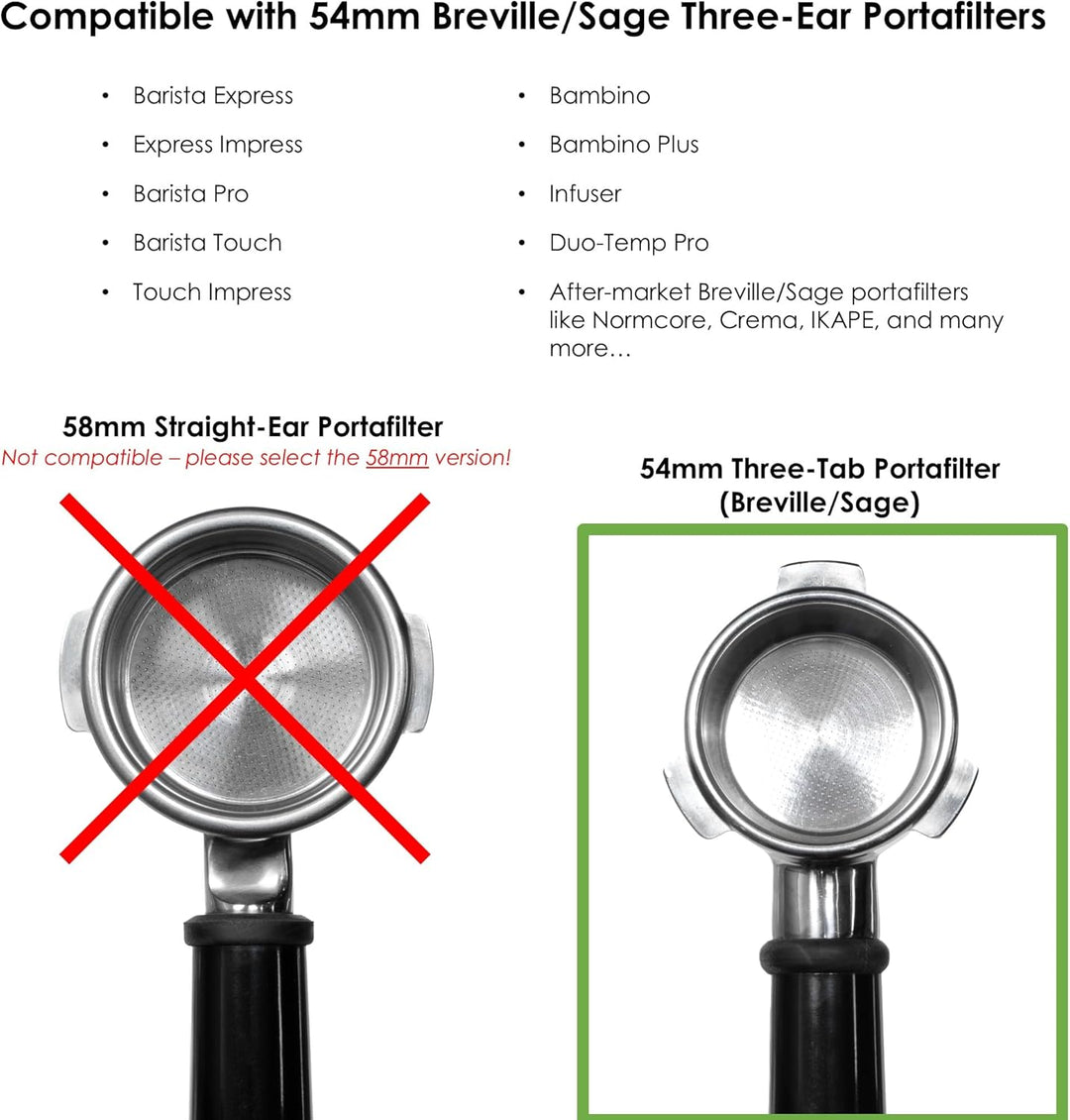 ARO PortaMount Magnetische Silikon-Siebträgerhalterung (Schwarz, 54 mm)