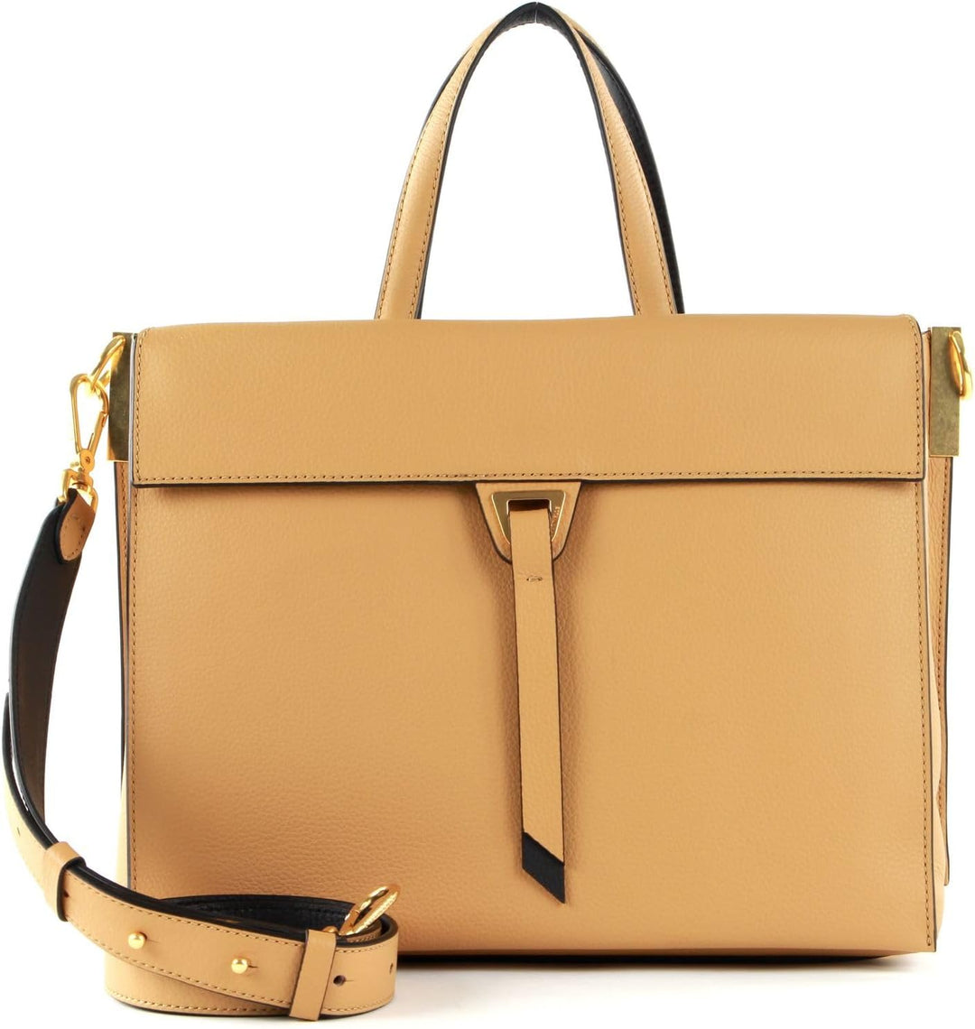 Coccinelle Louise Handbag Warm Beige/Noir