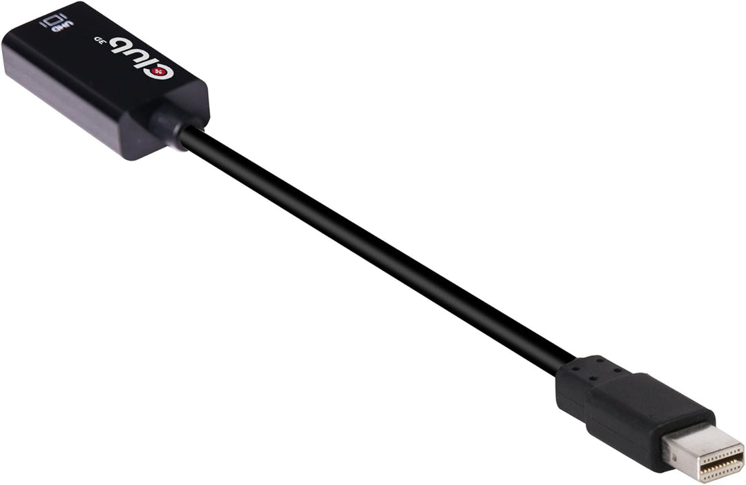 Club3D CAC-1180 DisplayPort Adapter [1x DisplayPort Stecker - 1x HDMI-Buchse] Schwarz, CAC-1180