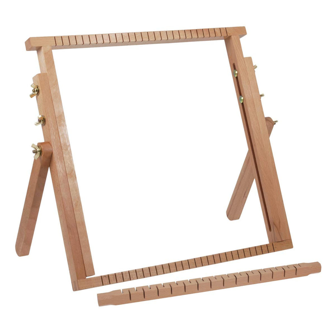 MILWARDS 2519020 Webstuhl, Holz, 40x40-61cm Einzeln, Einzeln