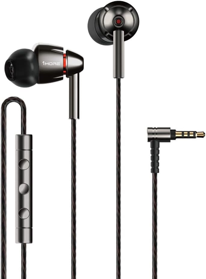 1MORE E1010 Quad-driver Hi-Fi Kopfhörer In-Ear Ohrhörer Hi-Res Audio mit Mikrofon und Fernbedienung