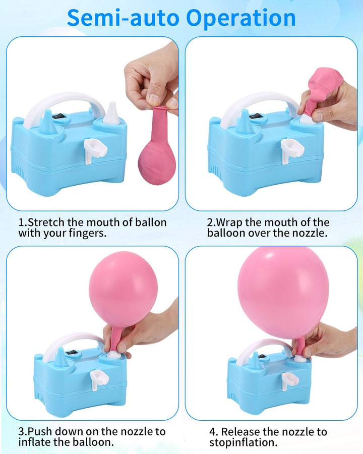 Ballonpumpe Elektrisch,Elektrische Luftballonpumpe,Ballonpumpe,Ballon Pumpe220V 400W,Elektrische Luf