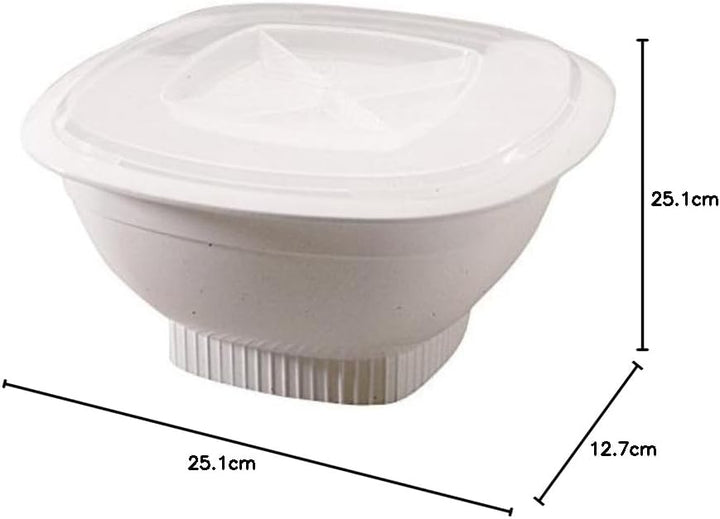 Nordic Ware Popcorn Popper, Kunststoff, Wei, 12 Cup